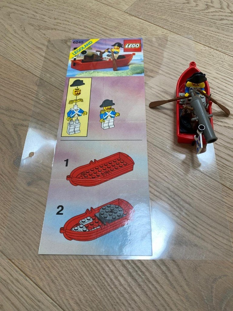 LEGO 6245 Harbour Sentry piratenbootje, Enlèvement, Utilisé, Lego