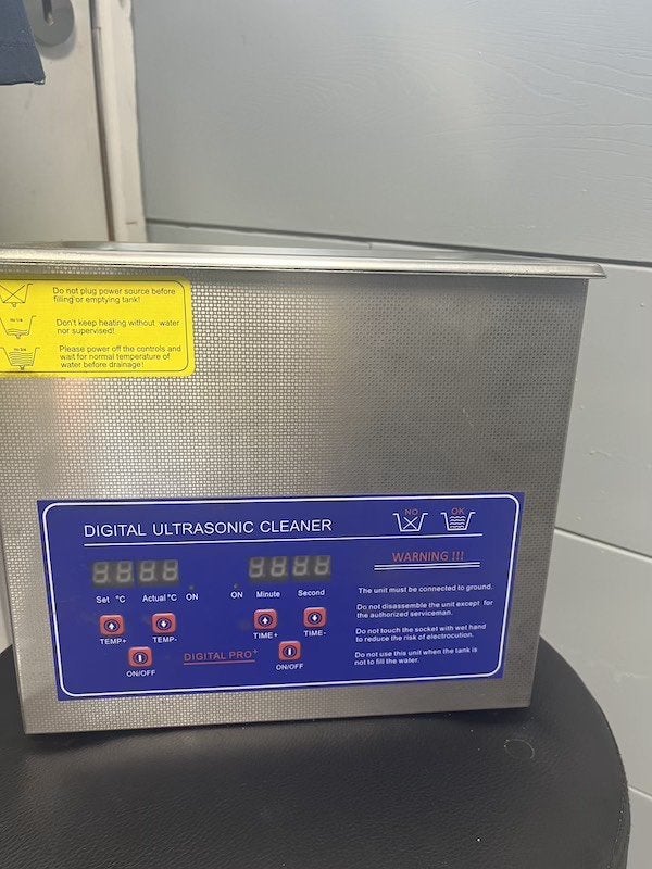 Ultrasoon reiniger  3 liter + vloeistof, Ophalen
