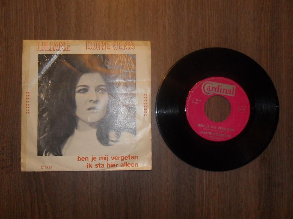 Liliane Dorekens - Ben je mij vergeten, Cd's en Dvd's, Vinyl | Nederlandstalig, Ophalen of Verzenden, Gebruikt, 7 inch, Levenslied of Smartlap