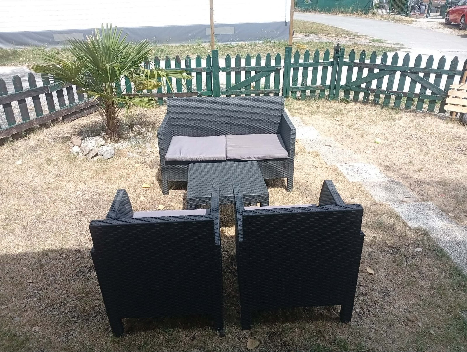 Salon de jardin, Ophalen, Zo goed als nieuw, 2 zitplaatsen
