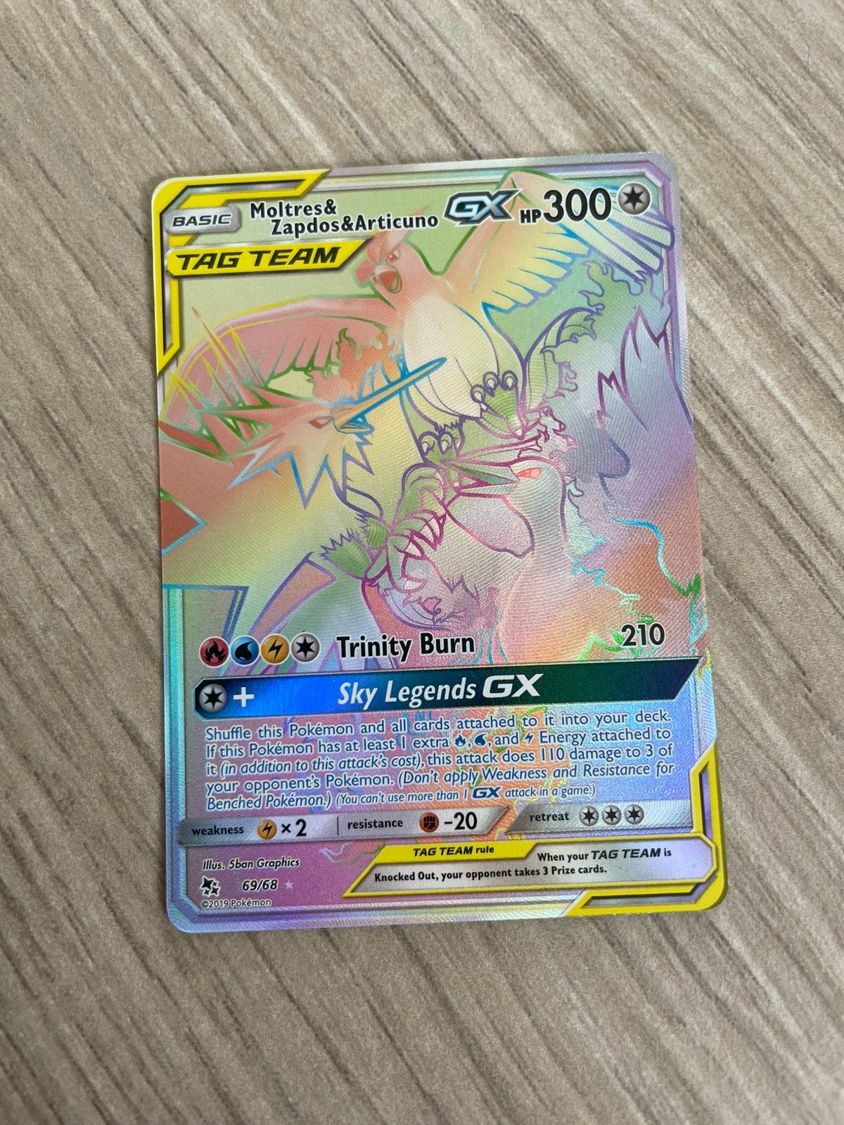 Zeldzame Pokémon kaart full art rainbow., Hobby en Vrije tijd, Verzamelkaartspellen | Pokémon, Ophalen of Verzenden, Nieuw, Losse kaart