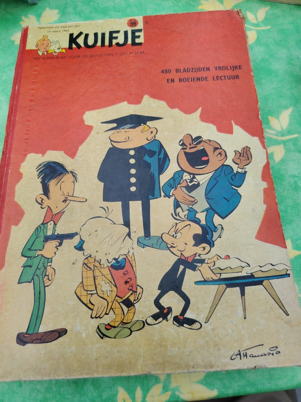 kuifje 56 van15maart1963, Boeken, Ophalen of Verzenden