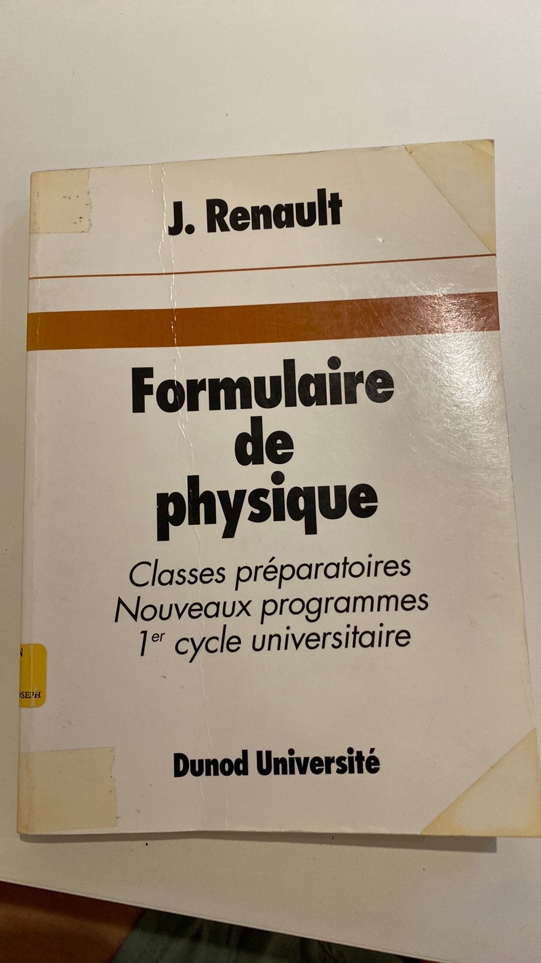 Formulaire de physique, Livres, Enlèvement, Utilisé, Physique