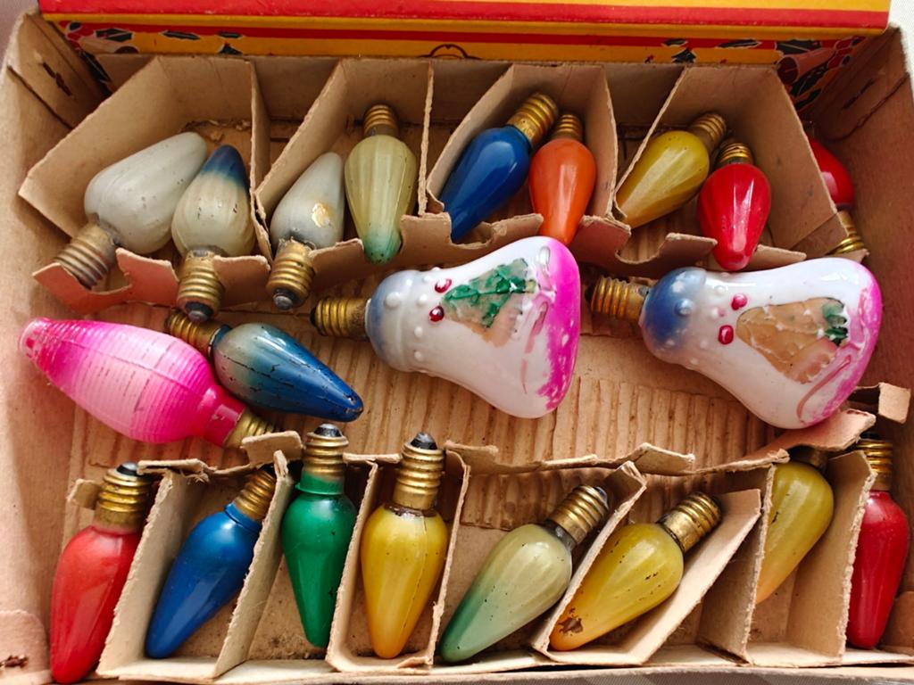 Vintage lampjes Kerst, Diversen, Kerst, Ophalen