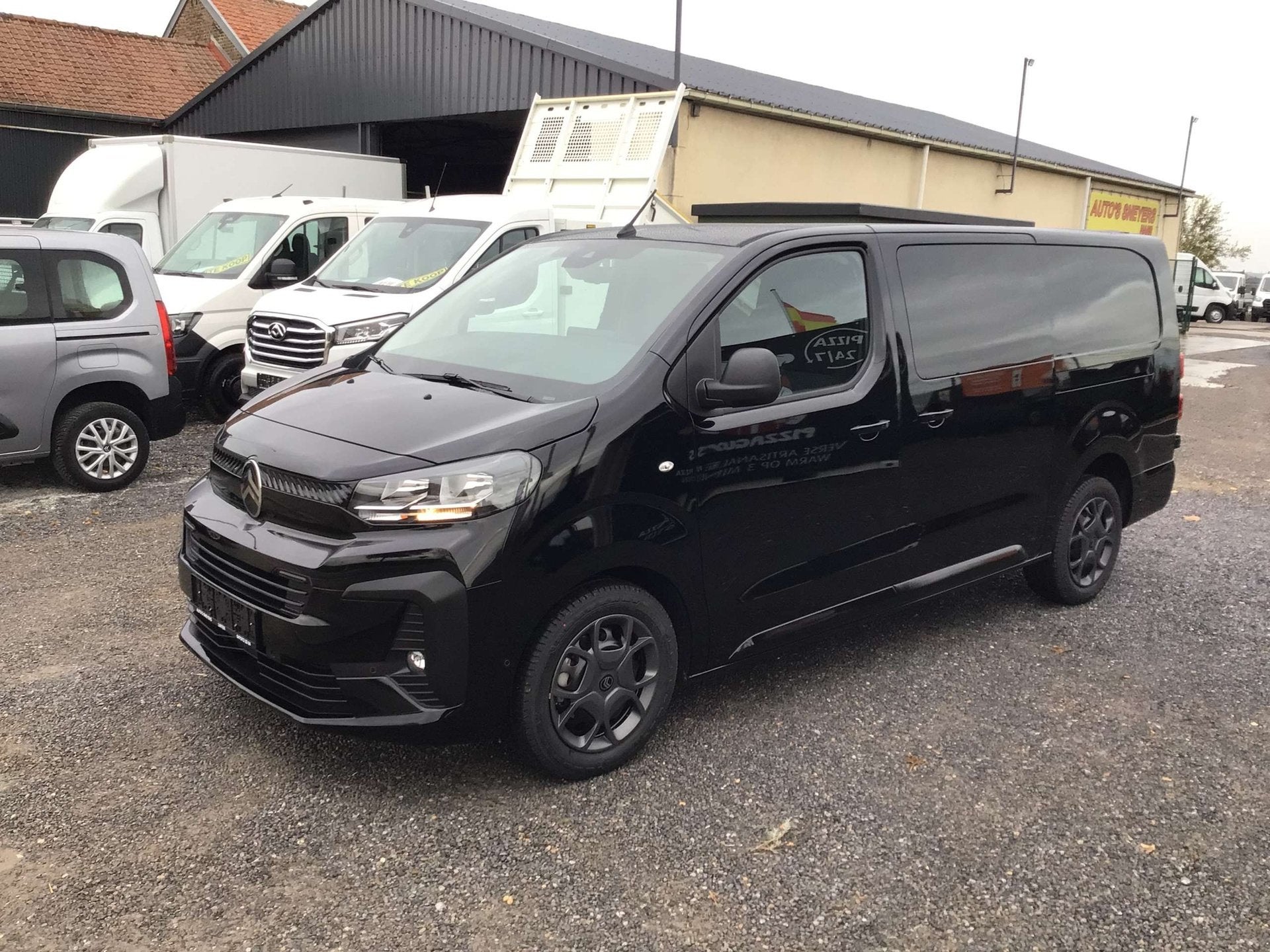 Citroen Jumpy l3 180pk automaat 2025 dubbel/cabine full/opti, Auto's, Automaat, Stof, 4 cilinders, Zwart