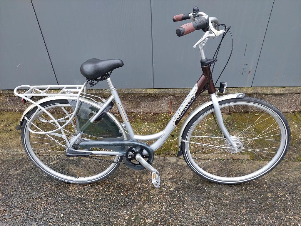 Bikkel damesfiets, Fietsen en Brommers, Gebruikt, Versnellingen, 50 tot 53 cm, Trommelrem