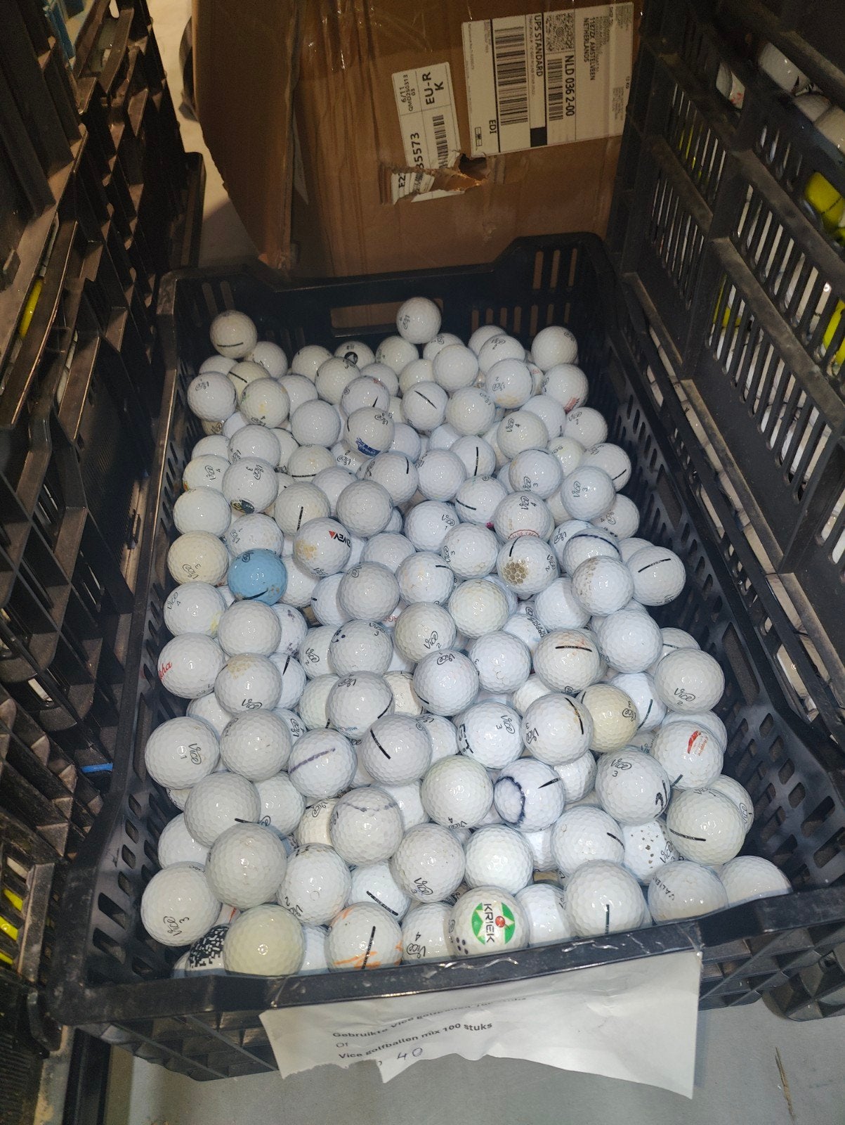 Gebruikte Vice golfballen 100 stuks, Ophalen of Verzenden
