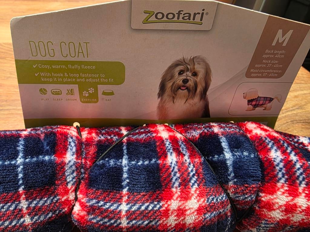 Honden fleece jas coat, Ophalen
