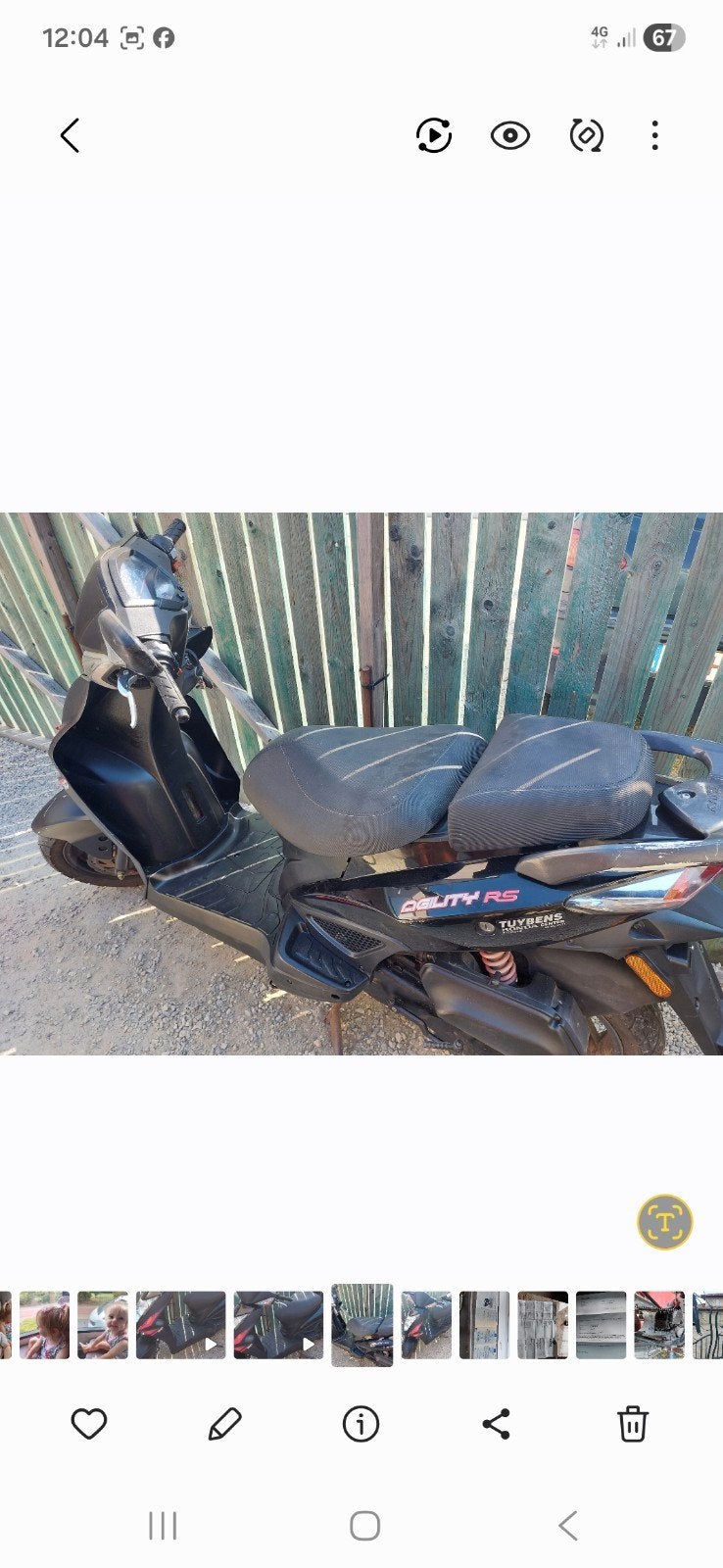 Kymco agility, Ophalen, Agility