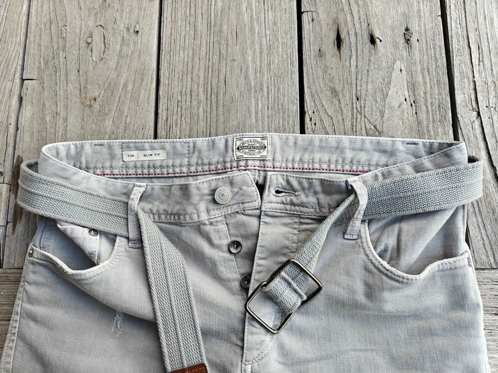 Pantalon Jack Jones, Neuf, Jack  jones, Gris, Enlèvement ou Envoi