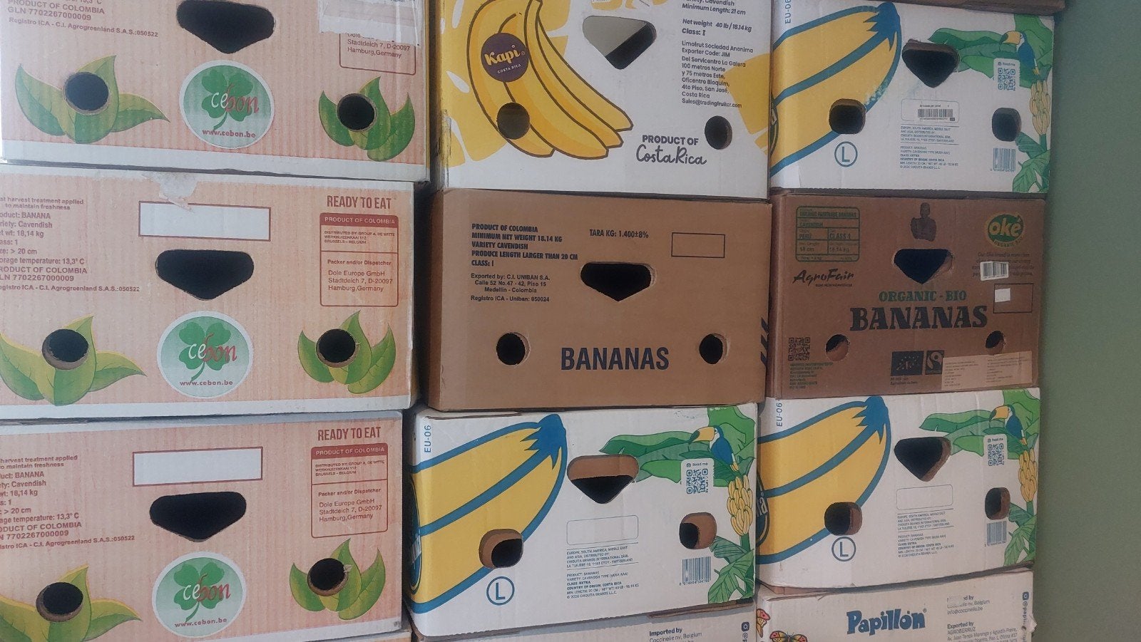 Bananendozen, ideaal om te verhuizen, Enlèvement, Comme neuf