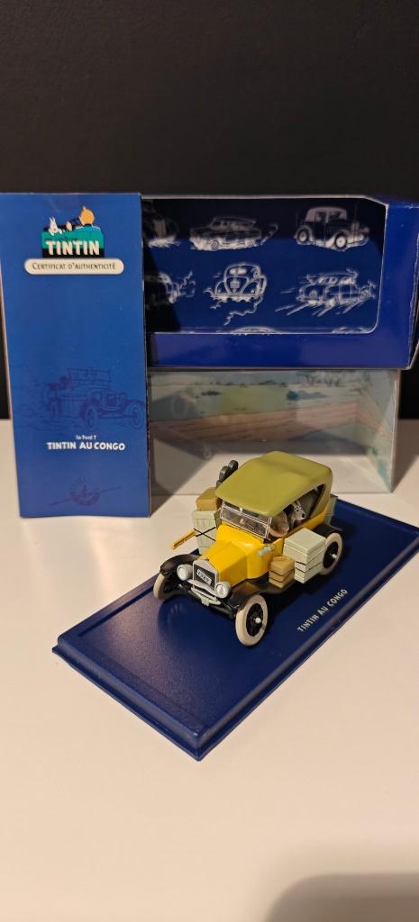 Kuifje 1/43 auto - De Ford T, Ophalen of Verzenden, Zo goed als nieuw, Auto