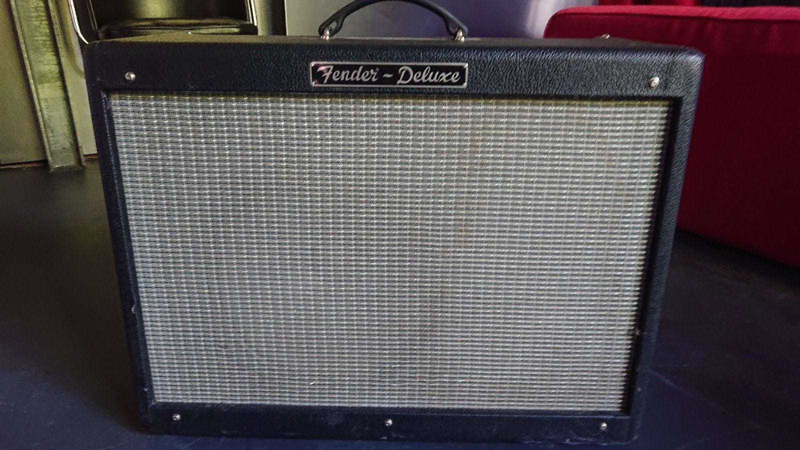 Fender Deluxe met hoes, Muziek en Instrumenten, Ophalen