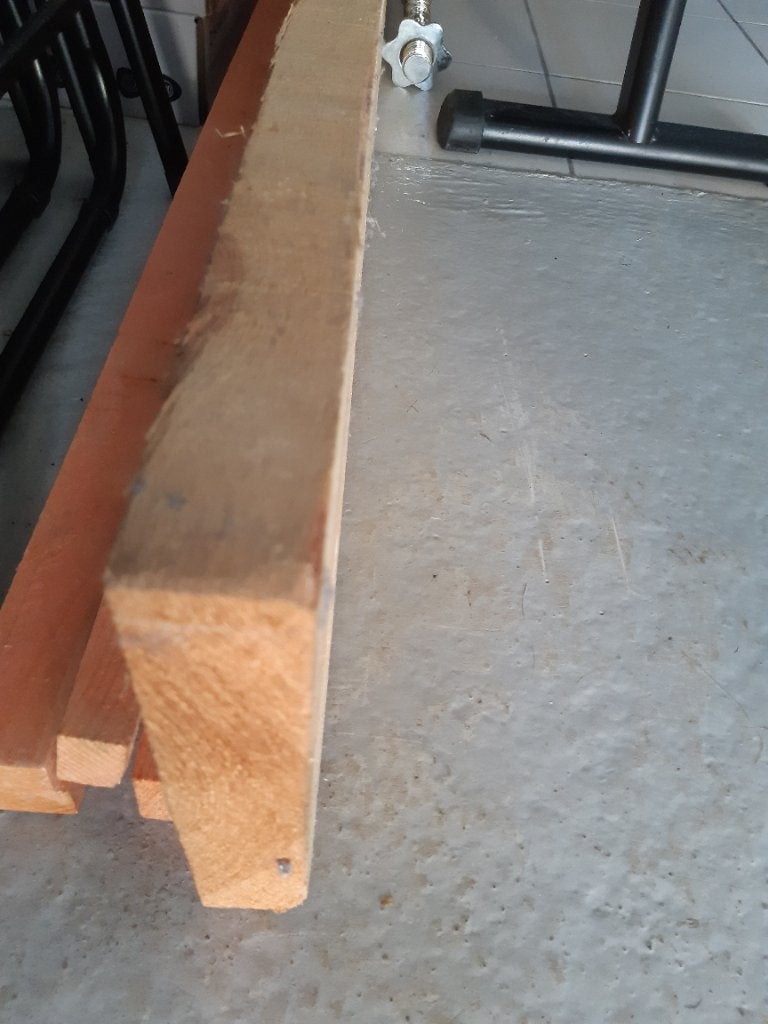 Houten balk 4x20x360 cm, Doe-het-zelf en Bouw, Ophalen, 25 tot 50 mm, Grenen, Nieuw