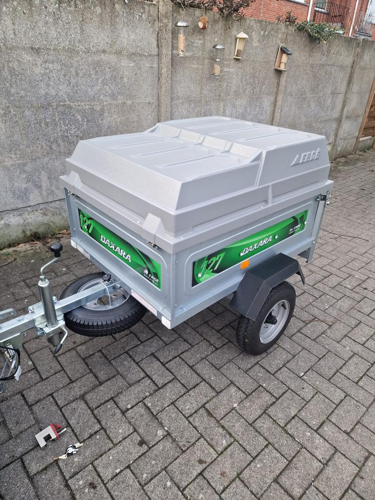 Aanhanger erde daxara 127 in nieuwstaat, Auto diversen, Ophalen of Verzenden, Zo goed als nieuw