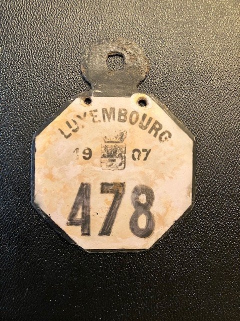 Fietsplaat Motoplaat plaque de velo, Verzenden