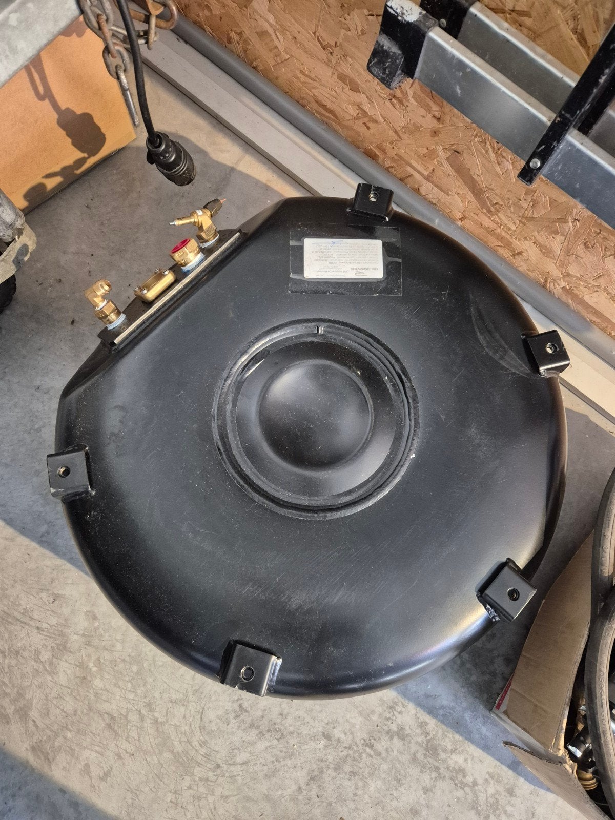 Lpg tank met volledige installatie, Ophalen, Gebruikt