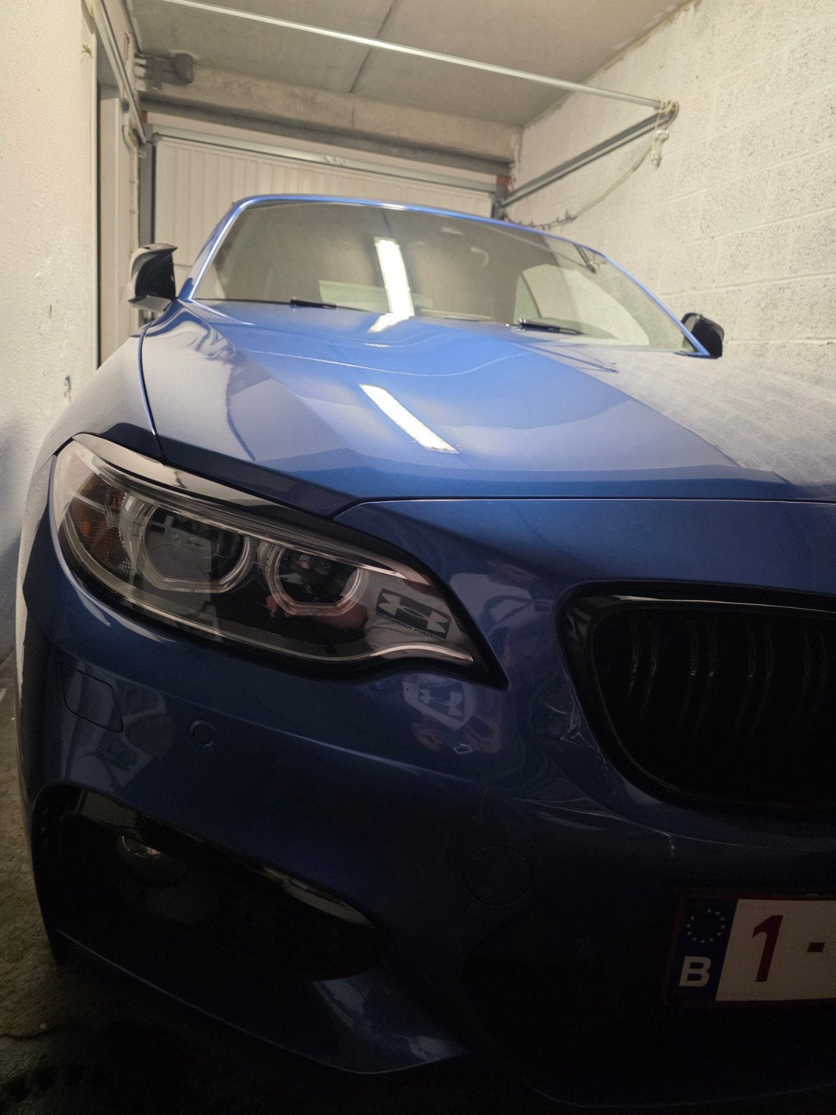 BMW 220d Pack M Cabriolet, 4 zetels, Achterwielaandrijving, Blauw, Leder