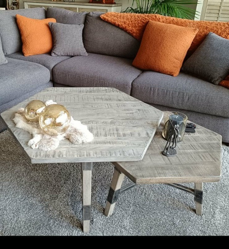 2delige salontafel, Ophalen, Metaal