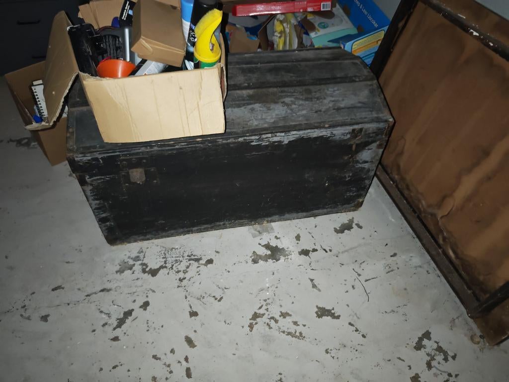 Gratis Houten kist, Ophalen