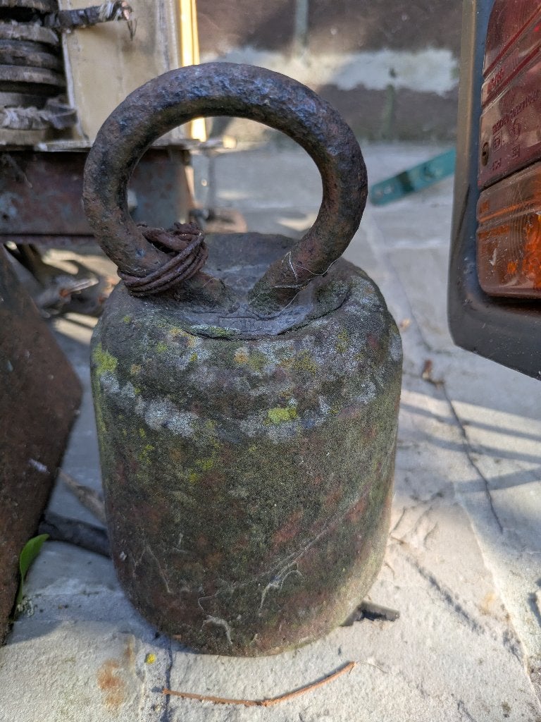 Gewicht 5 kg vintage voor weegschaal, Antiek en Kunst, Ophalen