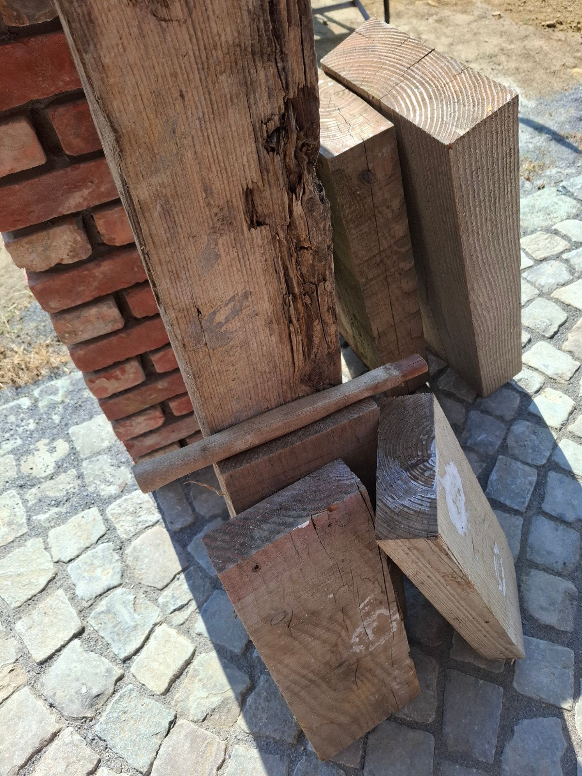 sloophout, Enlèvement