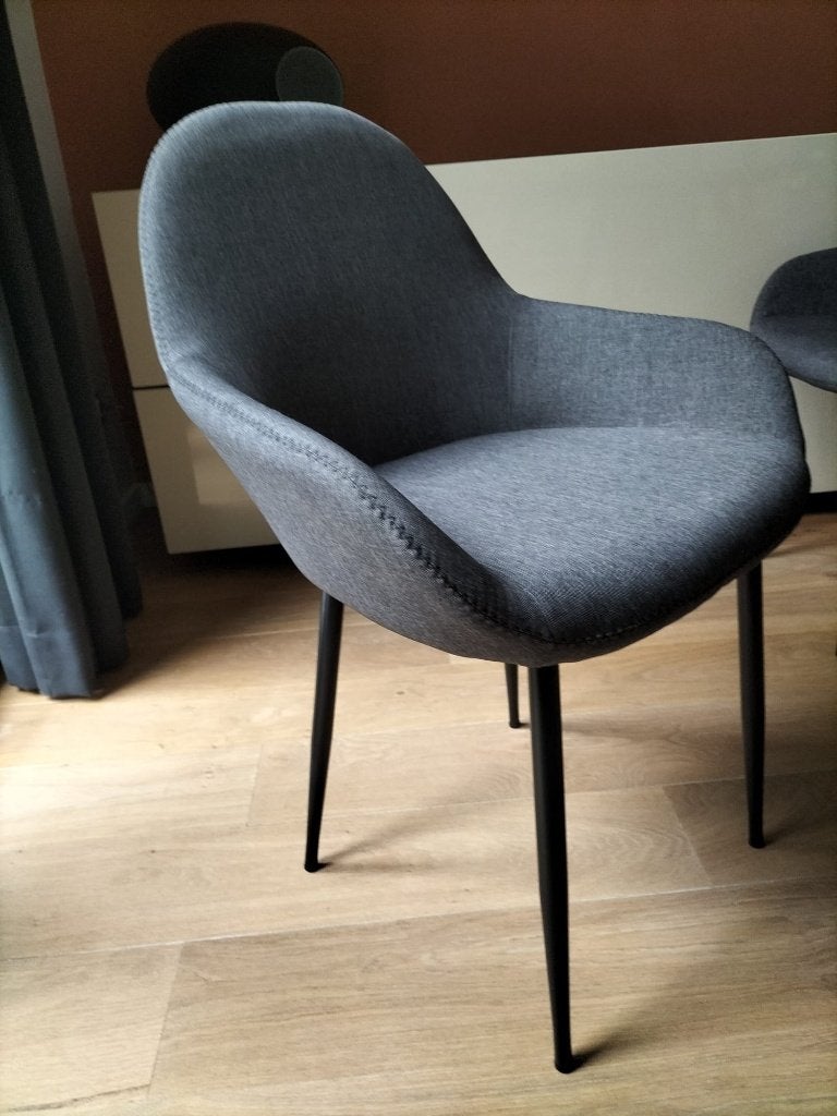 stoelen, Maison & Meubles, Chaises, Gris, Comme neuf, Enlèvement, Cinq, Six Chaises ou plus