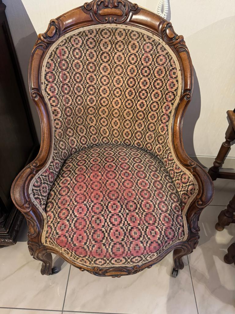Beau fauteuil antique, Antiquités & Art, Antiquités | Meubles | Chaises & Canapés, Enlèvement