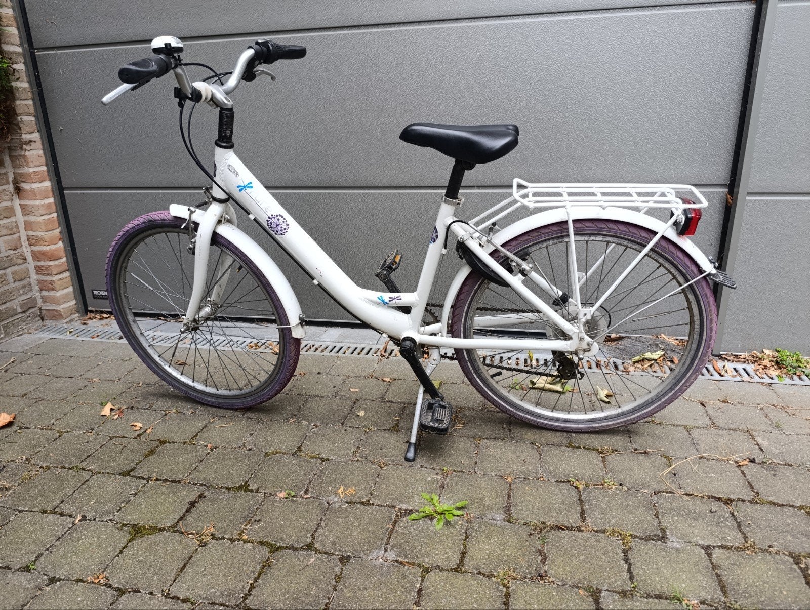 meisjesfiets 24 inch, Ophalen