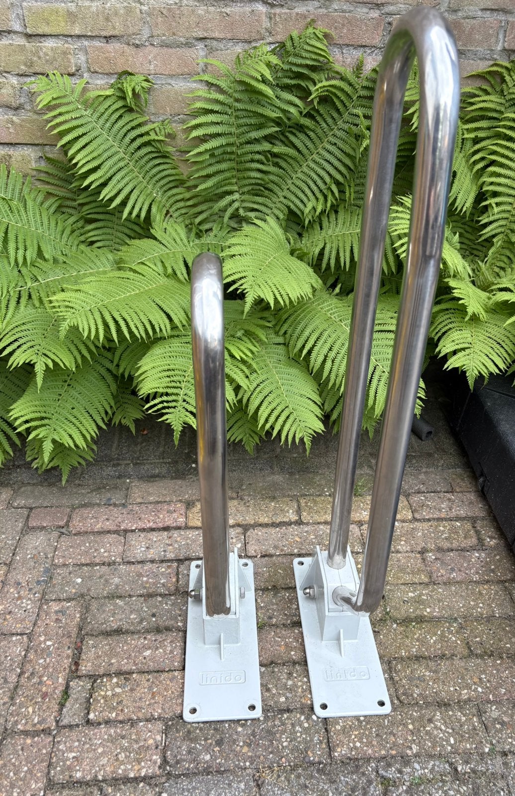 Steunen voor douche of toilet, Ophalen, Gebruikt