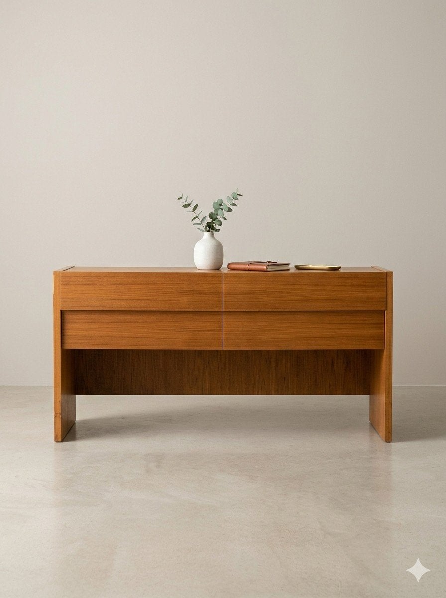 Vintage mid century lowboard | sideboard, Maison & Meubles, Armoires | Mobilier de télévision, Enlèvement
