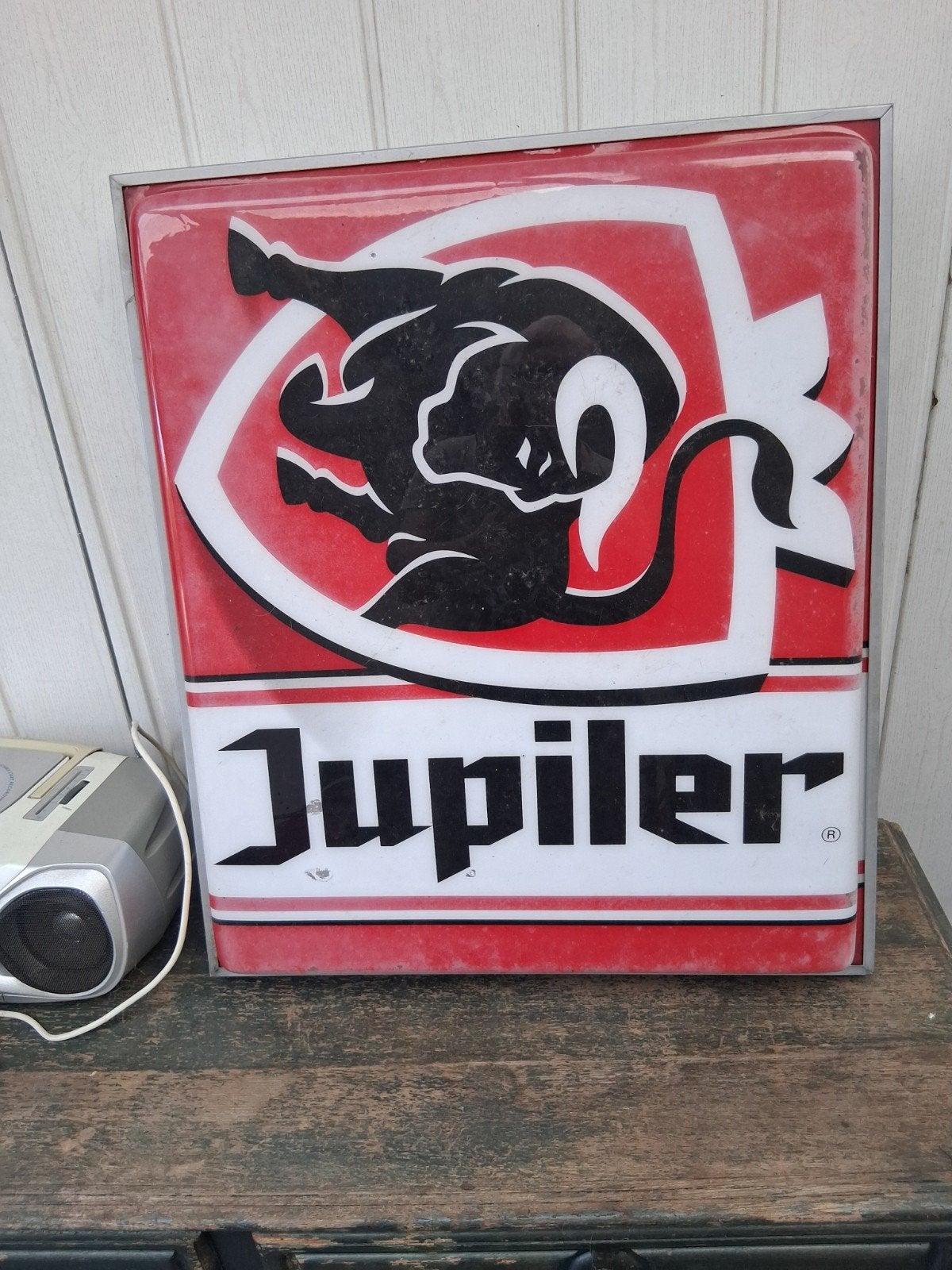 jupiler publicitaire, Enlèvement ou Envoi, Utilisé, Table lumineuse ou lampe (néon)
