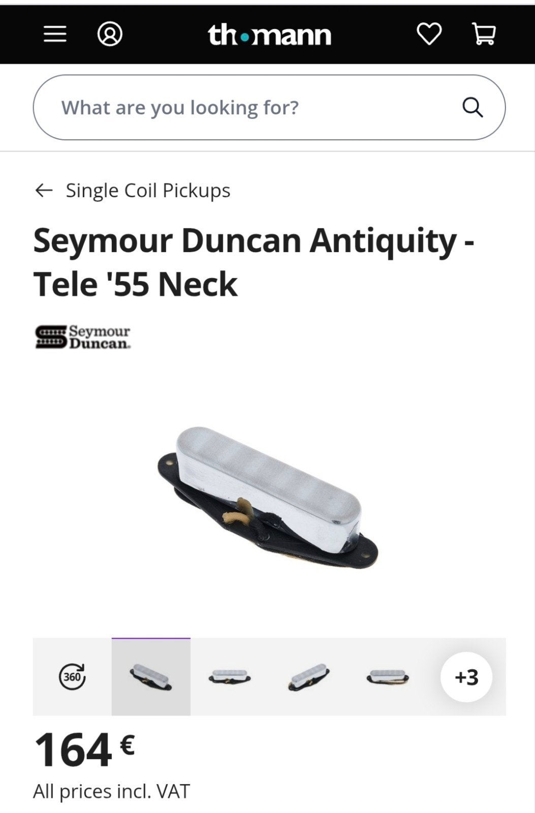 Seymour Duncan "antiquity" telecaster neck, Enlèvement ou Envoi, Utilisé