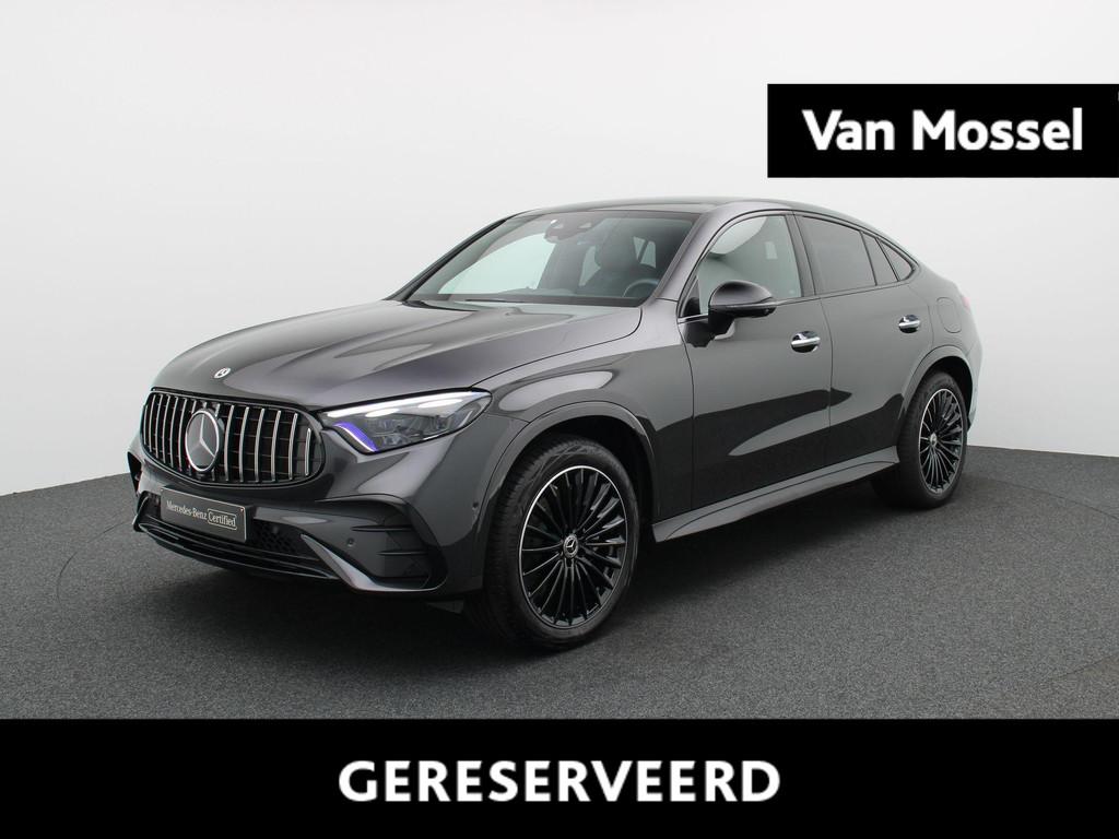 Mercedes-Benz GLC 400 e Coupé 4M AMG Line + LEDER + BURMEST, Auto's, Mercedes-Benz, Stof, Gebruikt, Zwart, 4 cilinders