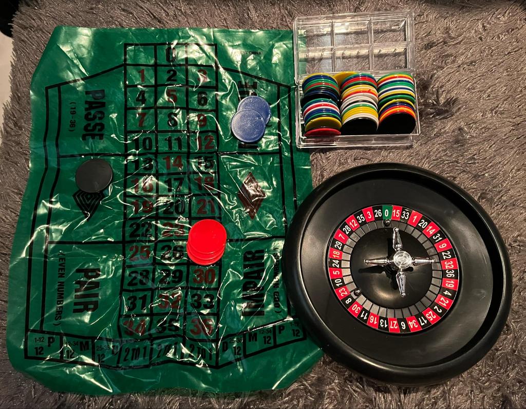 Kleine roulette set, Hobby en Vrije tijd, Ophalen, Zo goed als nieuw