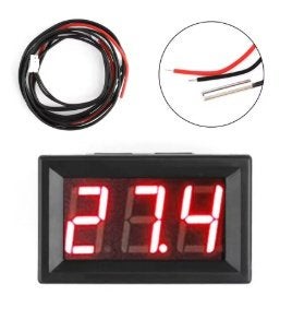 Spanningsmeter Voltmeter Inbouw/Opdek 4,5 V - 30 V LED Rood, Enlèvement ou Envoi, Neuf
