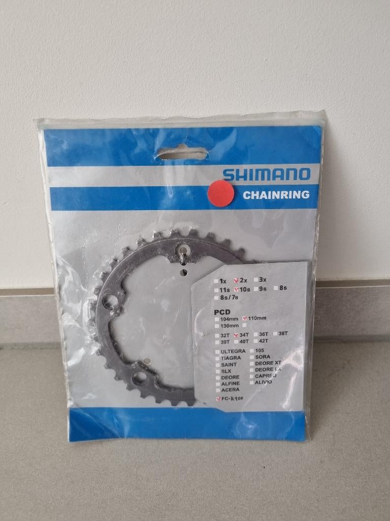 Kettingblad Shimano FC-R700 34 tanden, Crankstel of Pedalen, Schimano, Nieuw, Ophalen of Verzenden
