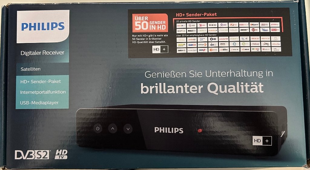 Receiver, Enlèvement, Utilisé, Accessoires d'antenne (parabolique), Philips