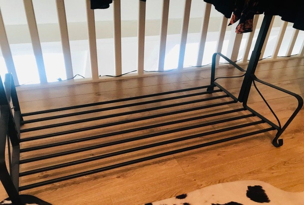Ikea PORTIS metalen rek - goede staat, Ophalen, Zo goed als nieuw