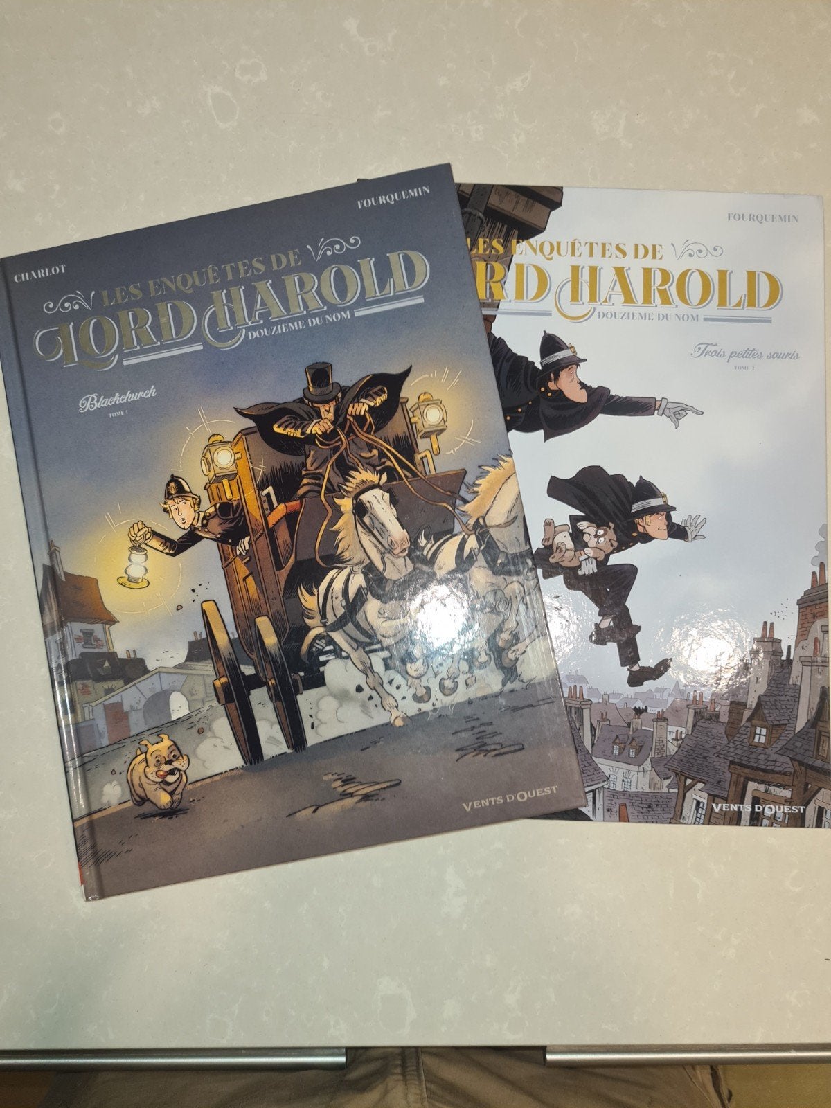 Bd Policières - Les enquêtes de Lord Harold (Série complète), Neuf, Enlèvement ou Envoi, Série complète ou Série, Philippe Charlot et Xavier Fourquemin