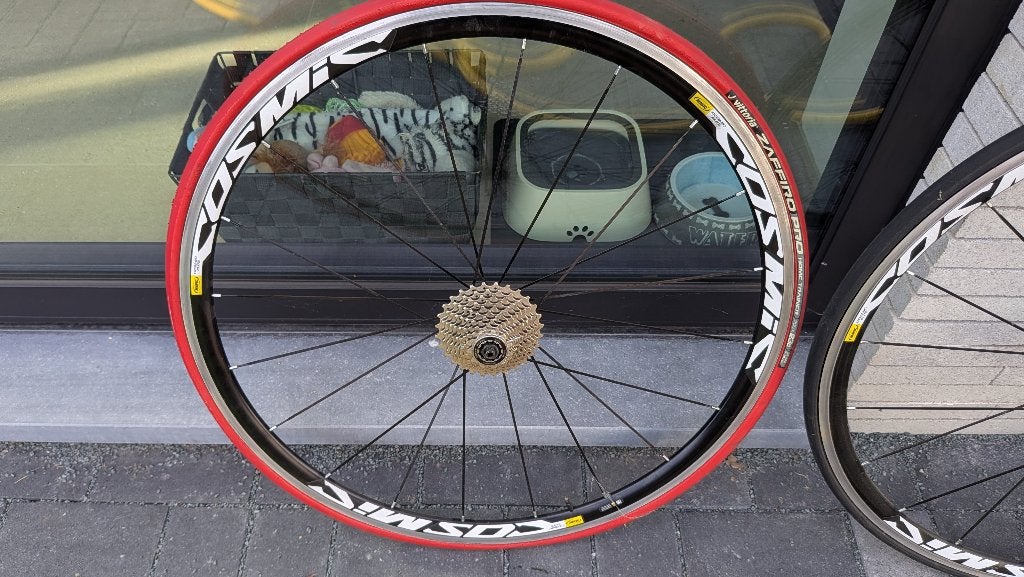 Mavic Cosmic Elite wielset koersfiets – Shimano 105 11-speed, Vélos & Vélomoteurs, Enlèvement, Utilisé, Pneu, Aluminium