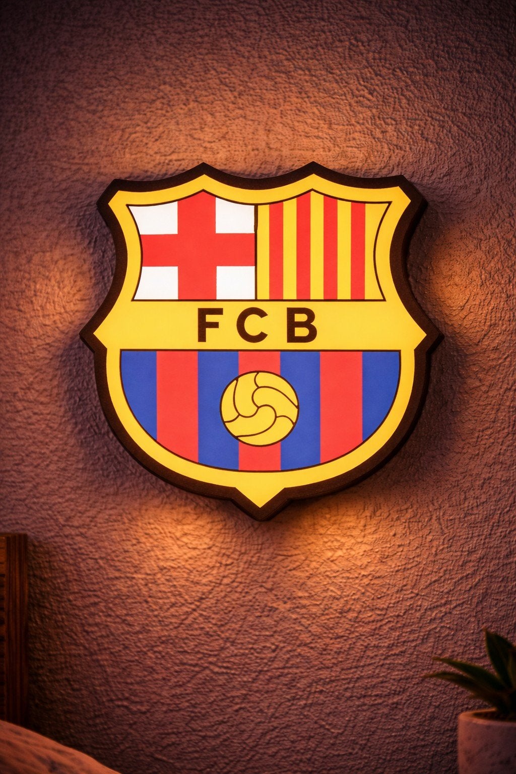 FC Barcelona reclamebak inclusief LED verlichting., Ophalen of Verzenden, Nieuw, Overige typen