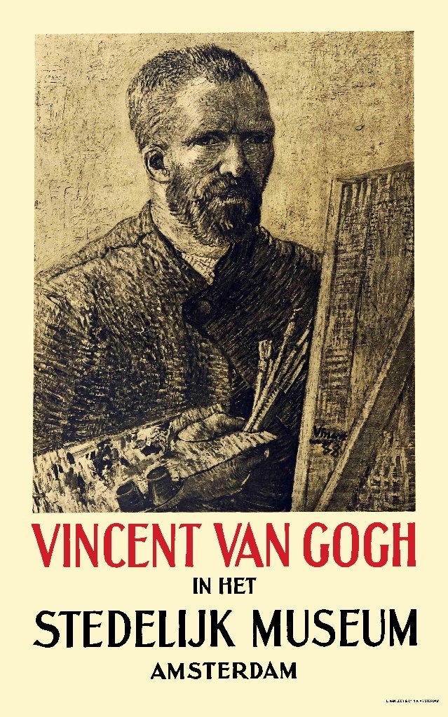 Affiche Vincent van Gogh, Antiek en Kunst, Kunst | Litho's en Zeefdrukken, Ophalen of Verzenden