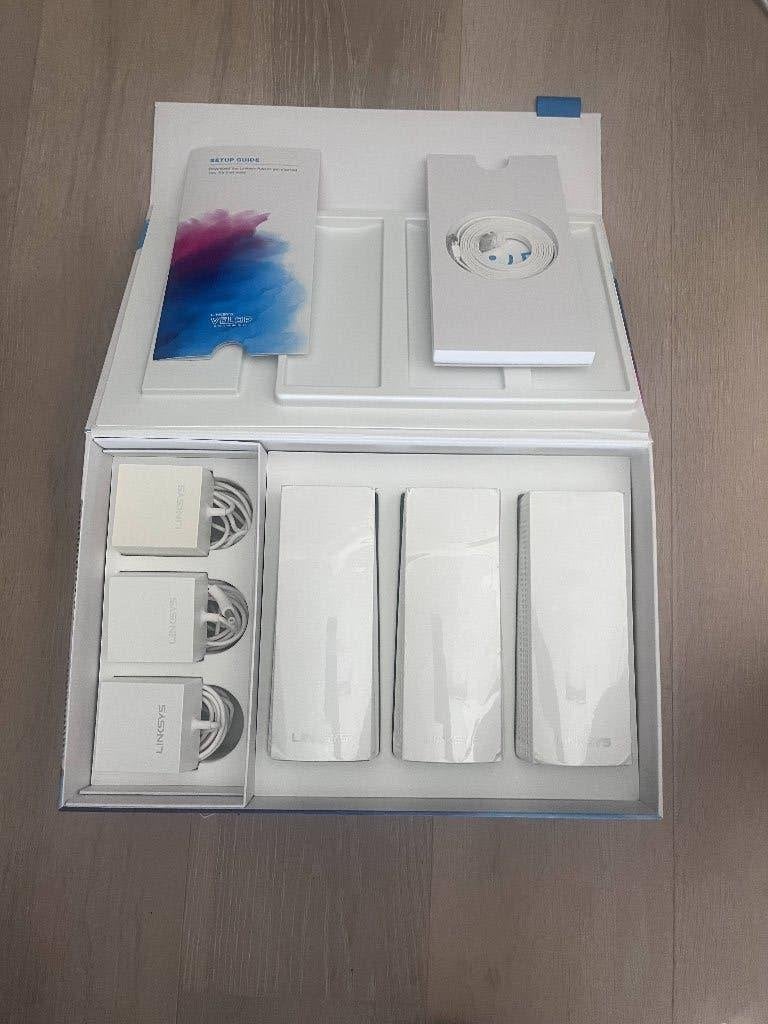 Linksys Velop Mesh home wifi (3 Nodes), Computers en Software, WiFi-versterkers, Ophalen, Zo goed als nieuw, Linksys