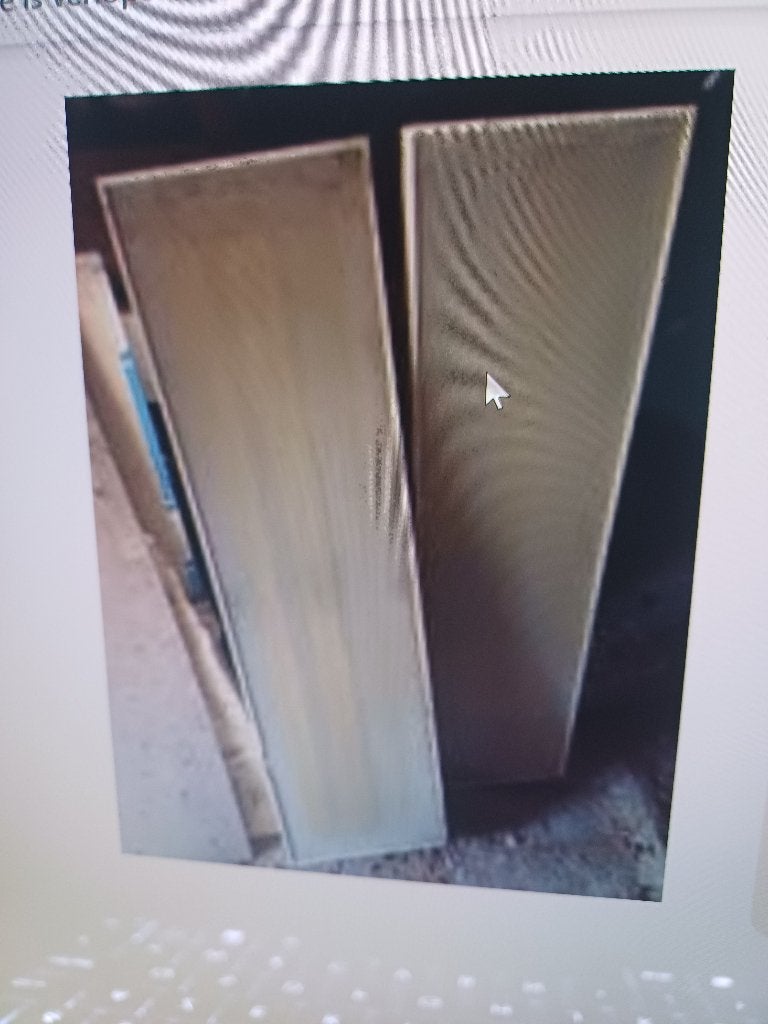 2 GROTE TL LALPEN MET KADER, Ophalen, Gebruikt