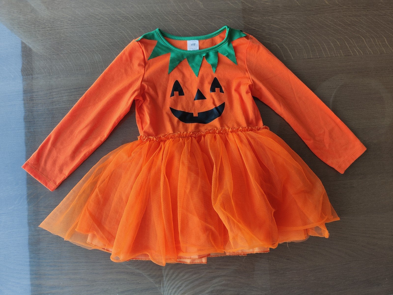Halloween kleedje verkleden pompoen meisje 18 maand - 2 jaar, Ophalen of Verzenden, Zo goed als nieuw, 104 of kleiner, Meisje