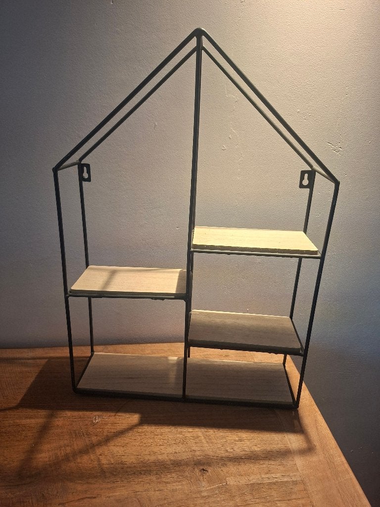 Wanddecoratie huis, Ophalen, Zo goed als nieuw, Zwart, Hout