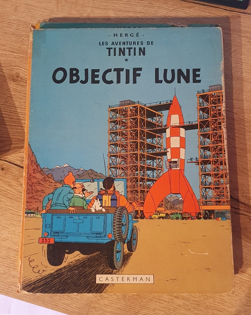 Lot 10 BDS Tintin, Livres, Plusieurs BD, Enlèvement ou Envoi, Utilisé, Hergé