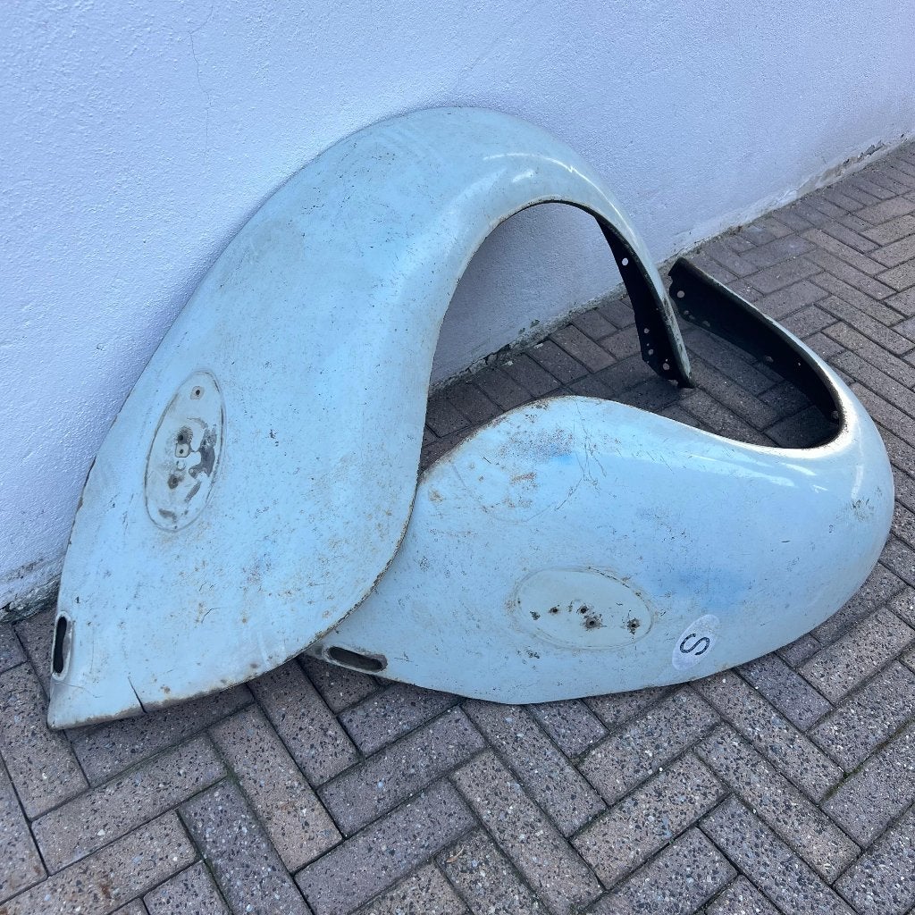 VW Beetle achterspatbordenset 56-60, Ophalen of Verzenden, Gebruikt