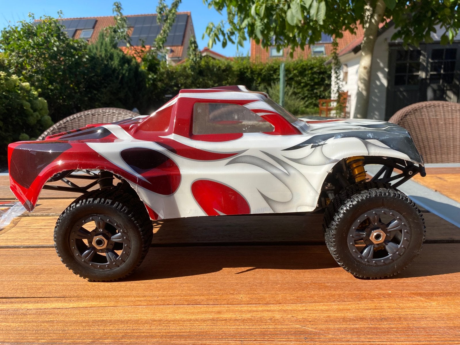 Himoto Mayhem 1/8 Brushless Lipo Complete Set, Hobby en Vrije tijd, Ophalen, Zo goed als nieuw